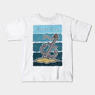 Deep Ocean Anchor Kids T-Shirt